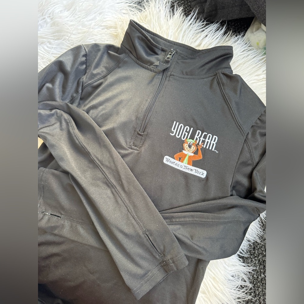 Jellystone Park Yogi Bear Black Quarter-Zip